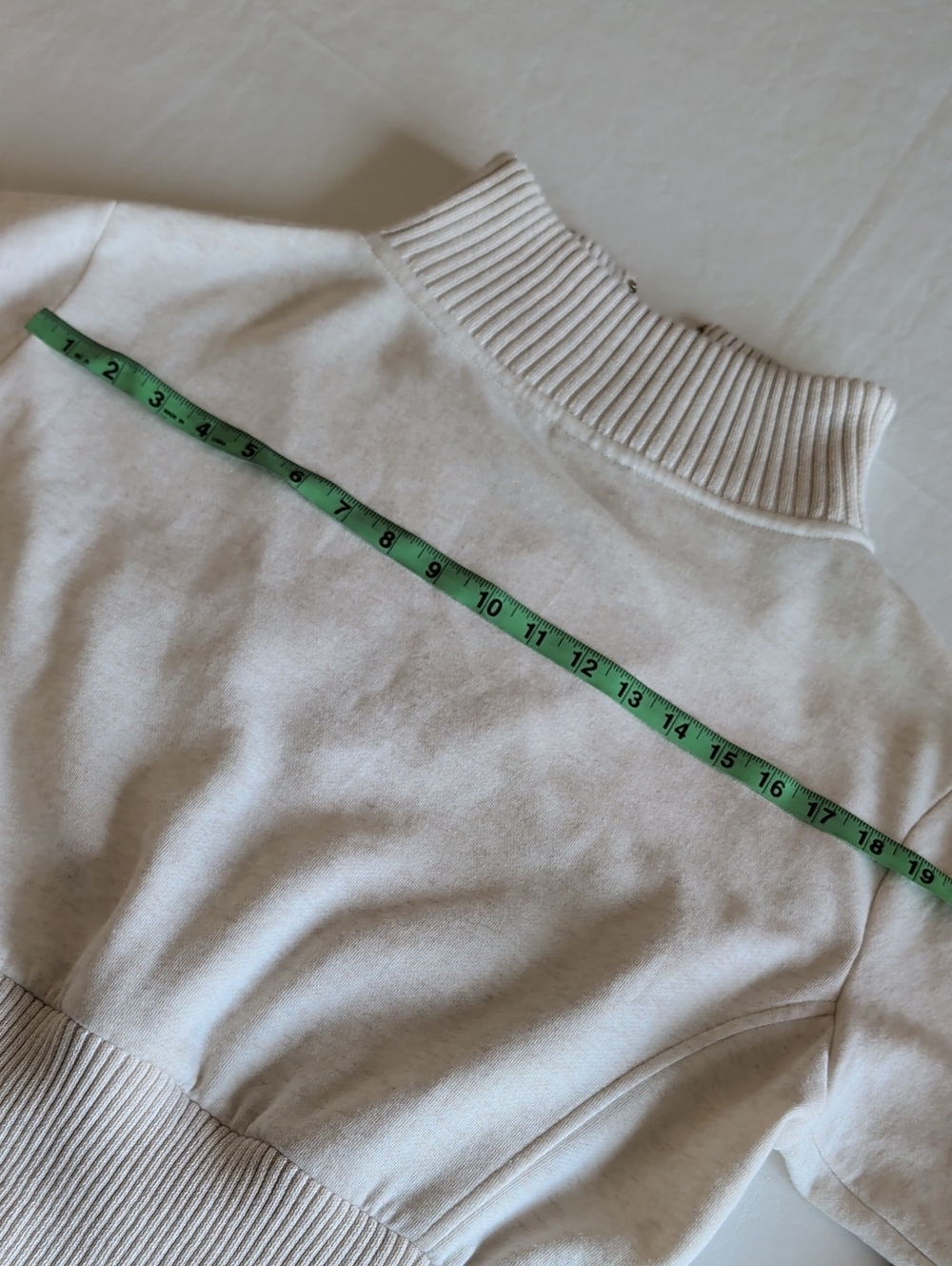 Varley Alisa Zip Through Long Sleeve Oatmeal Colorway Women's Size Large - Picture 10 of 12